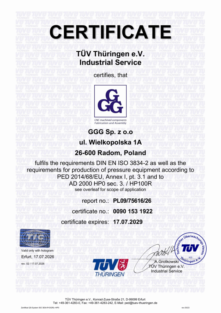 GGG Certificat ISO 3834 2 AD 2000 EN pdf GGG